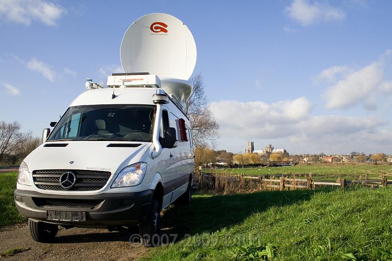 OB Truck Photos 1.jpg - Outside Broadcast Vehicle, Ely, Cambridgeshire, UK, January 2008