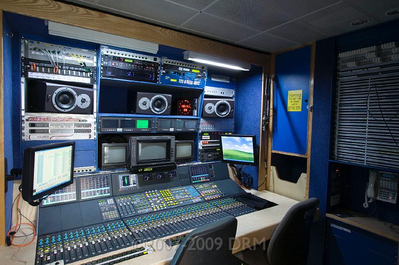 OB Truck Photos 4.jpg - Sound Control Room, OB Production Trailer, Ely, Cambridgeshire, UK, April 2008